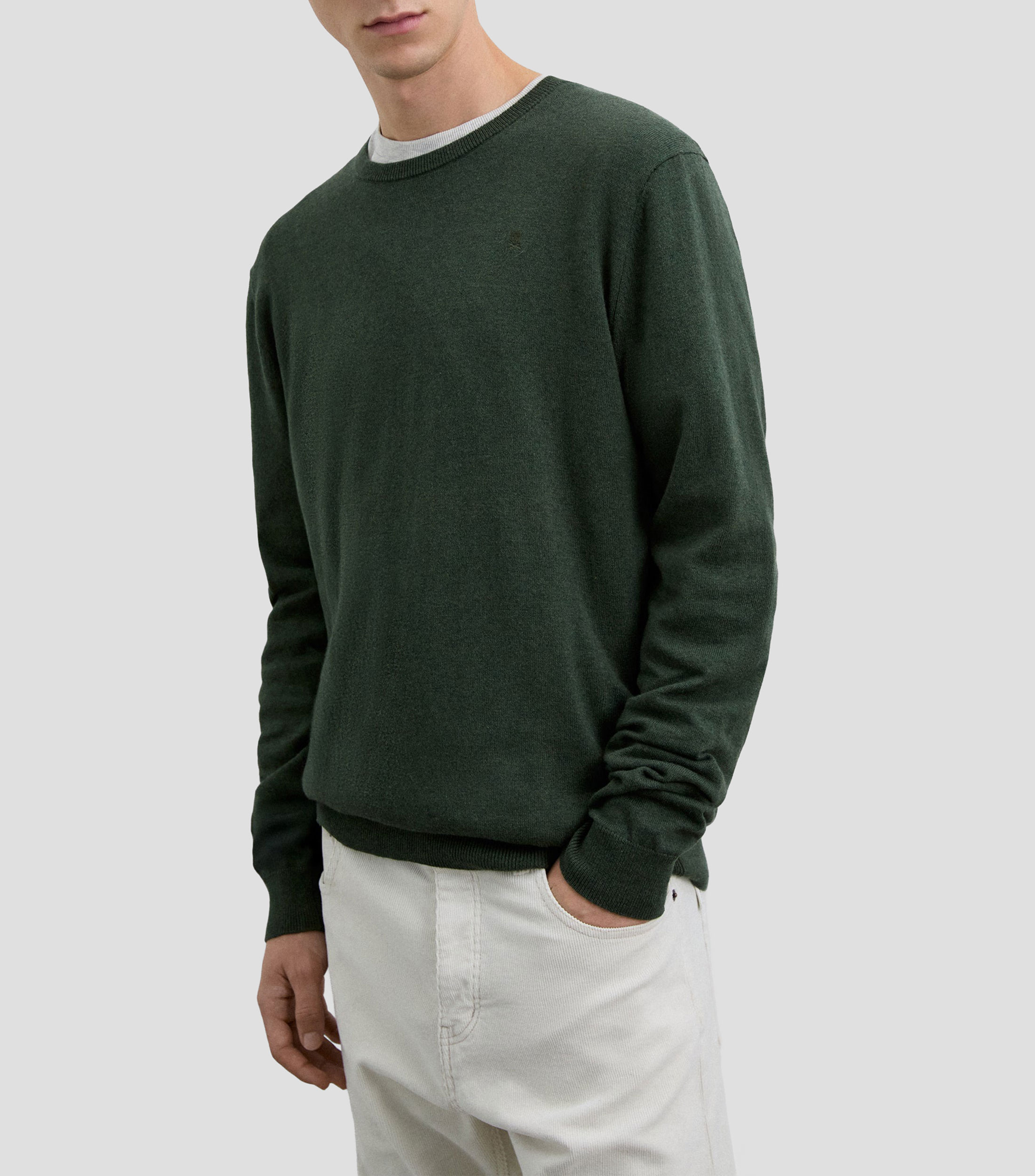 Suéter cuello redondo Hombre